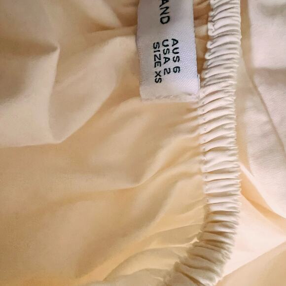 Faithful The Brand Shell Ronan Tiered Midi Dress Size XS CReam - Picture 6 of 10